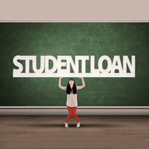 (symbolizing the burden of student loan)- Moss Bollinger LLP
